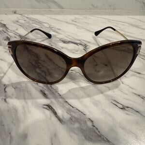 Versace Mod 4316-B 5148/13 Brown Jewel Embellished Sunglasses 57-17-140